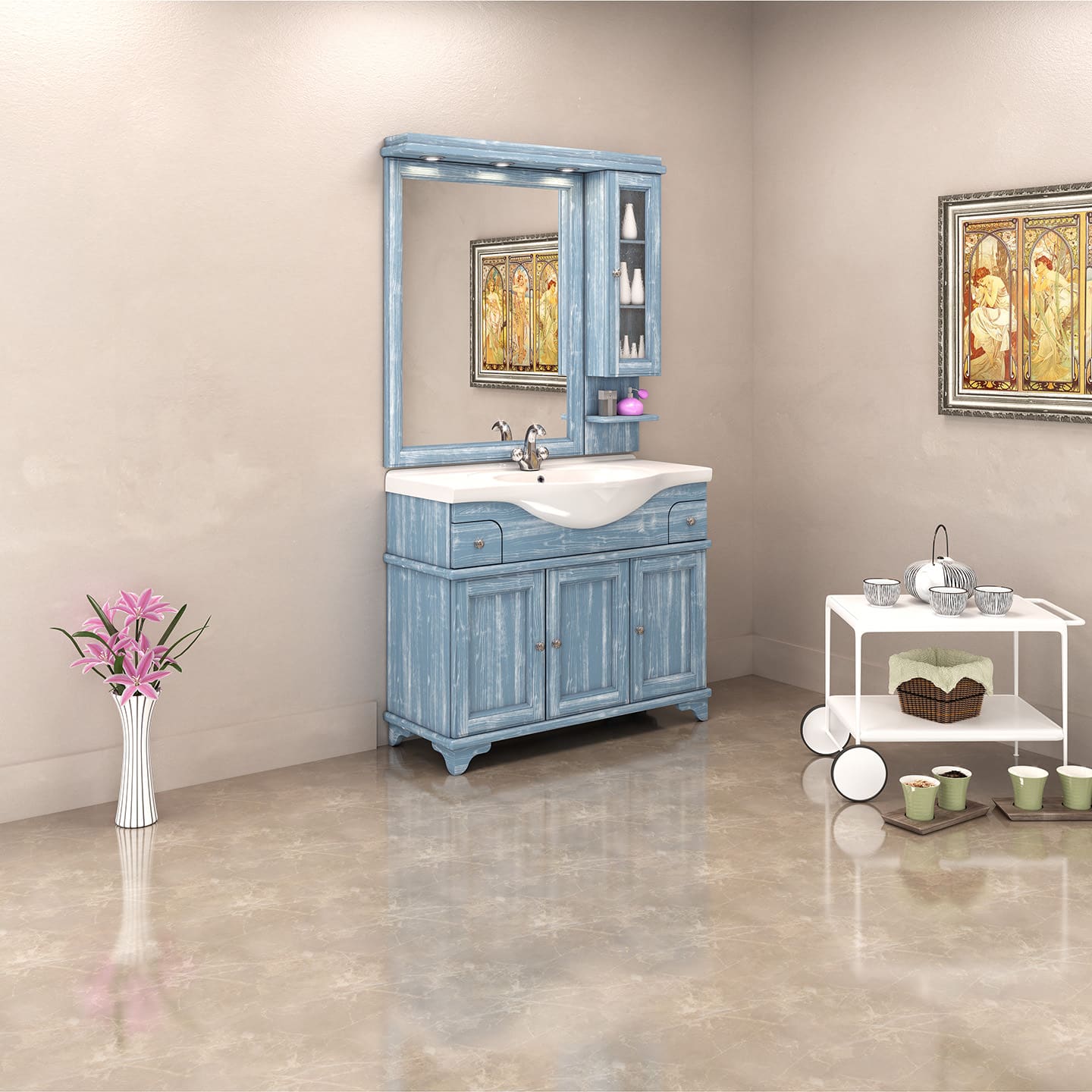 KALIANOS 105 – Zebis – Bath furniture